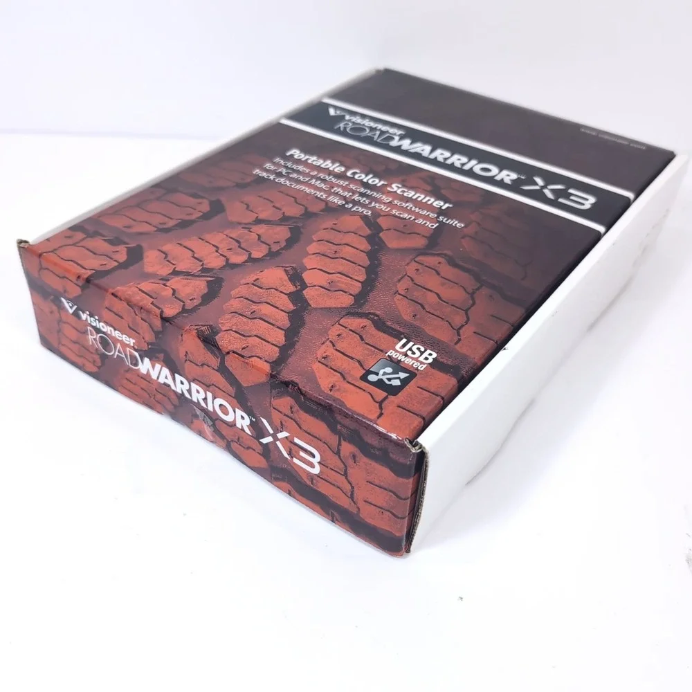 VISIONEER ROADWARRIOR X3 RW-X3 PORTABLE COLOR SCANNER NEW SEALED